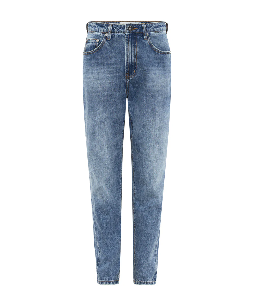 Legends High Waist Straight Leg Denim Jeans - Pacifica - Image 6