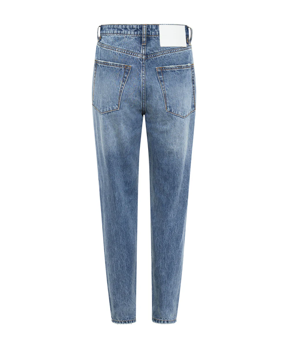 Legends High Waist Straight Leg Denim Jeans - Pacifica - Image 7