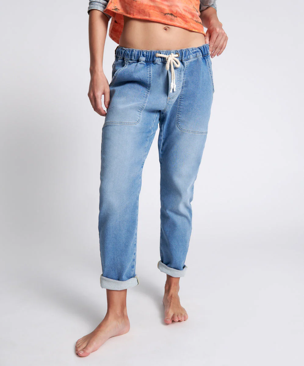 PACIFICA LUXE STRETCH SHABBIES DRAWSTRING BOYFRIEN - Image 2