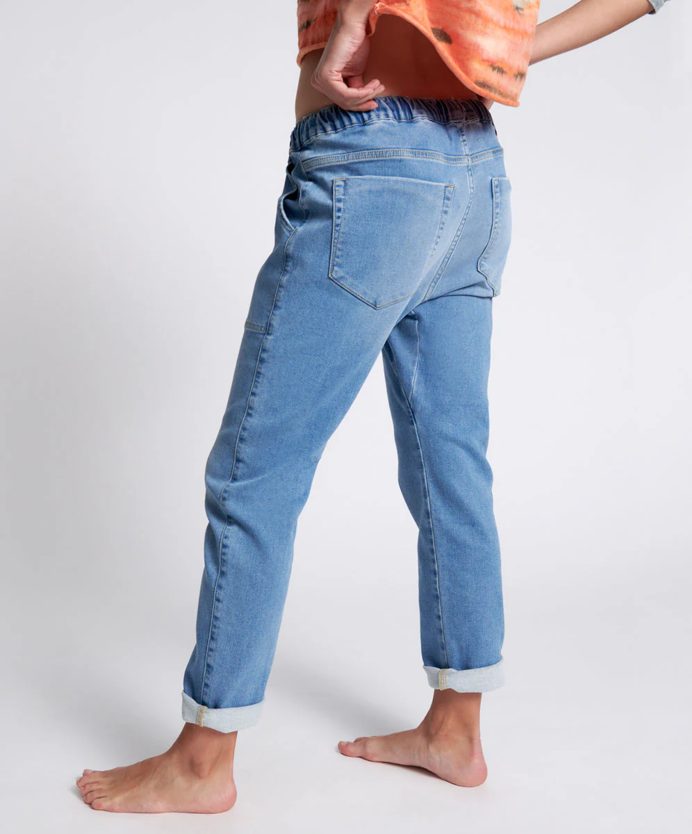 PACIFICA LUXE STRETCH SHABBIES DRAWSTRING BOYFRIEN - Image 4