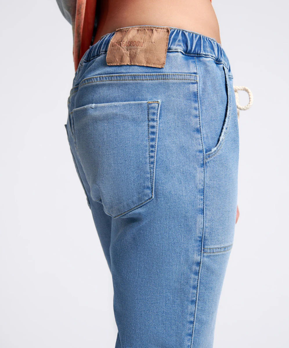 PACIFICA LUXE STRETCH SHABBIES DRAWSTRING BOYFRIEN - Image 5