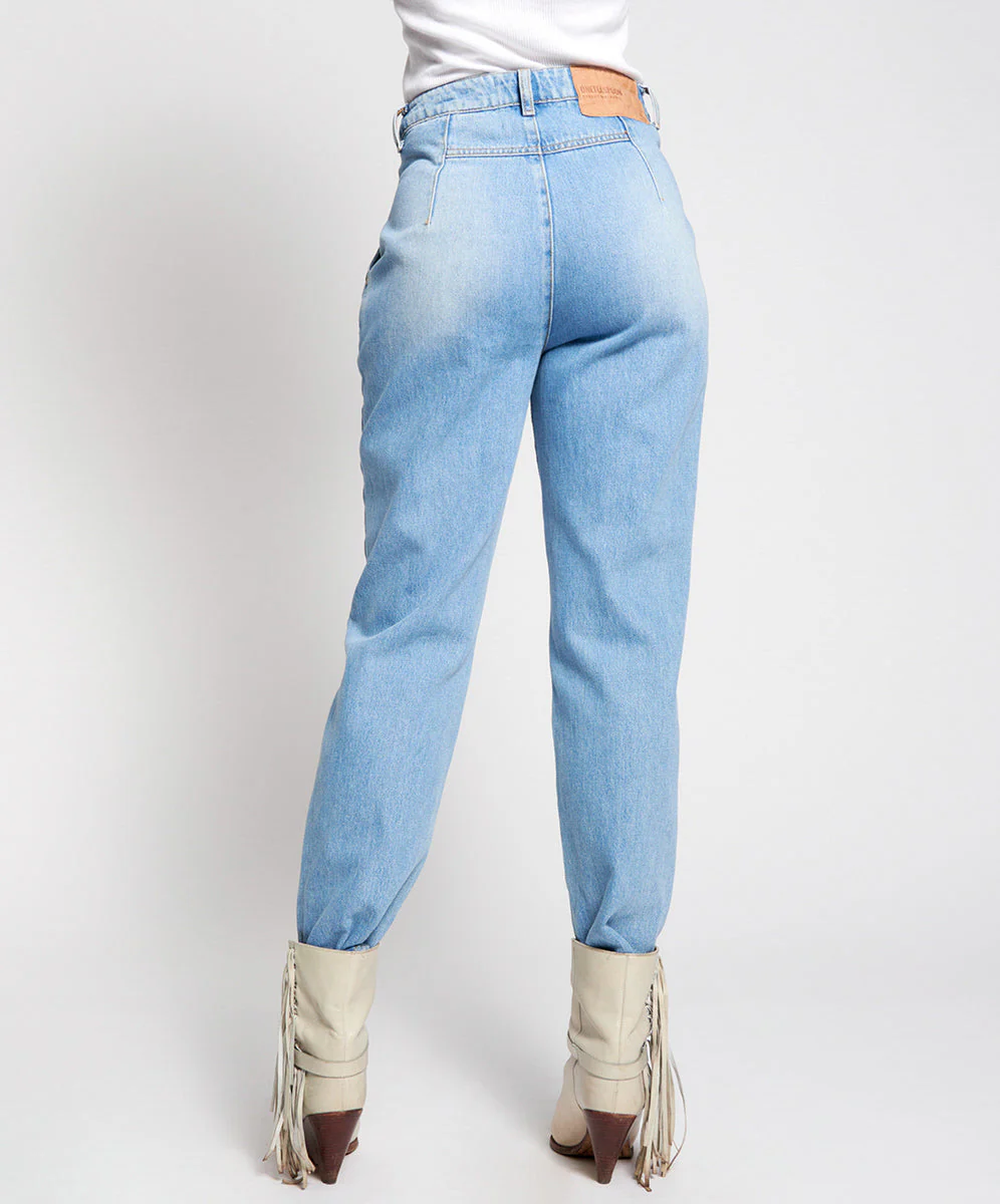 Streetwalkers High Waist Straight Leg Trouser Denim Jeans - Pacifica - Image 4