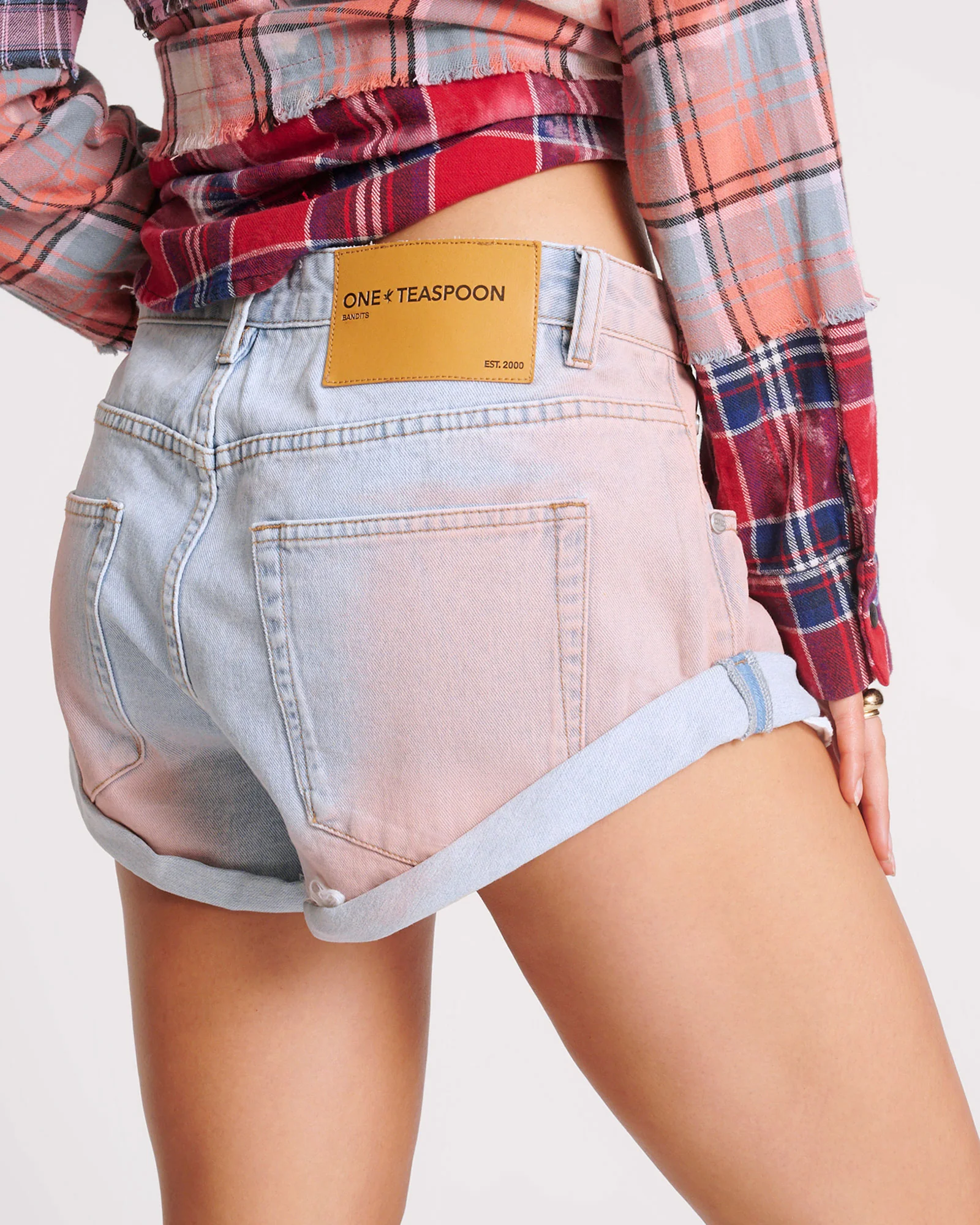 Bandits Low Waist Denim Shorts - Palm Springs Blue - Image 6
