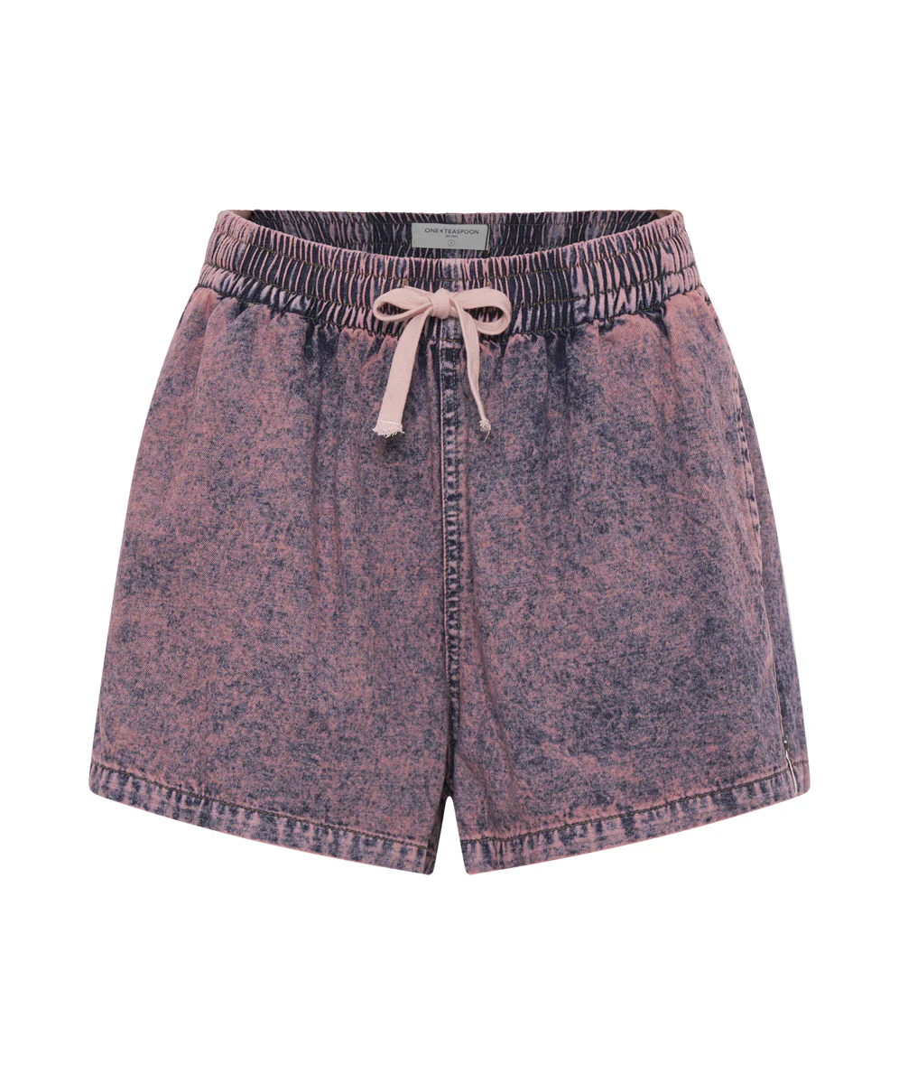 Boxer Low Waist Denim Shorts - Pink Acid - Image 8