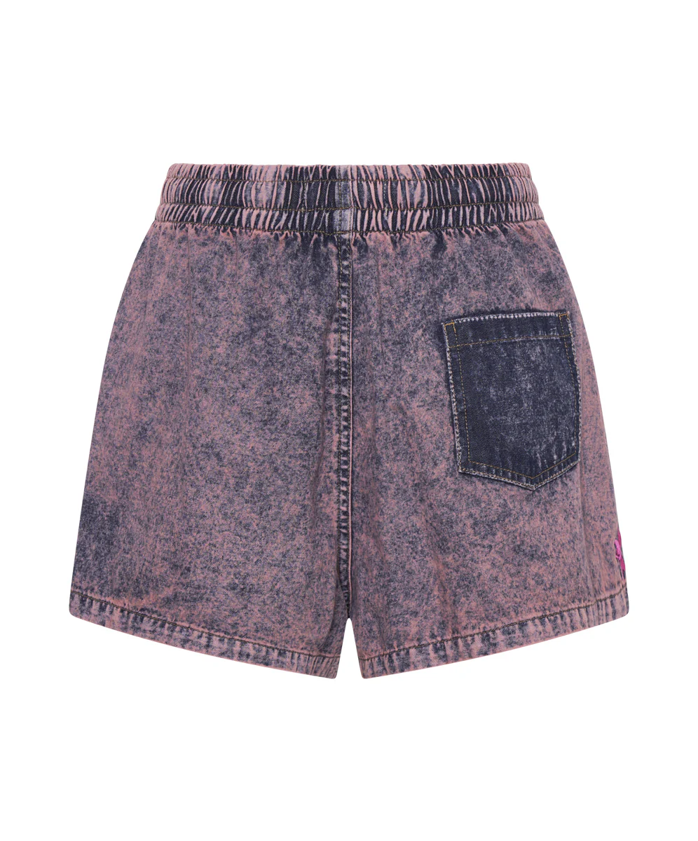Boxer Low Waist Denim Shorts - Pink Acid - Image 9