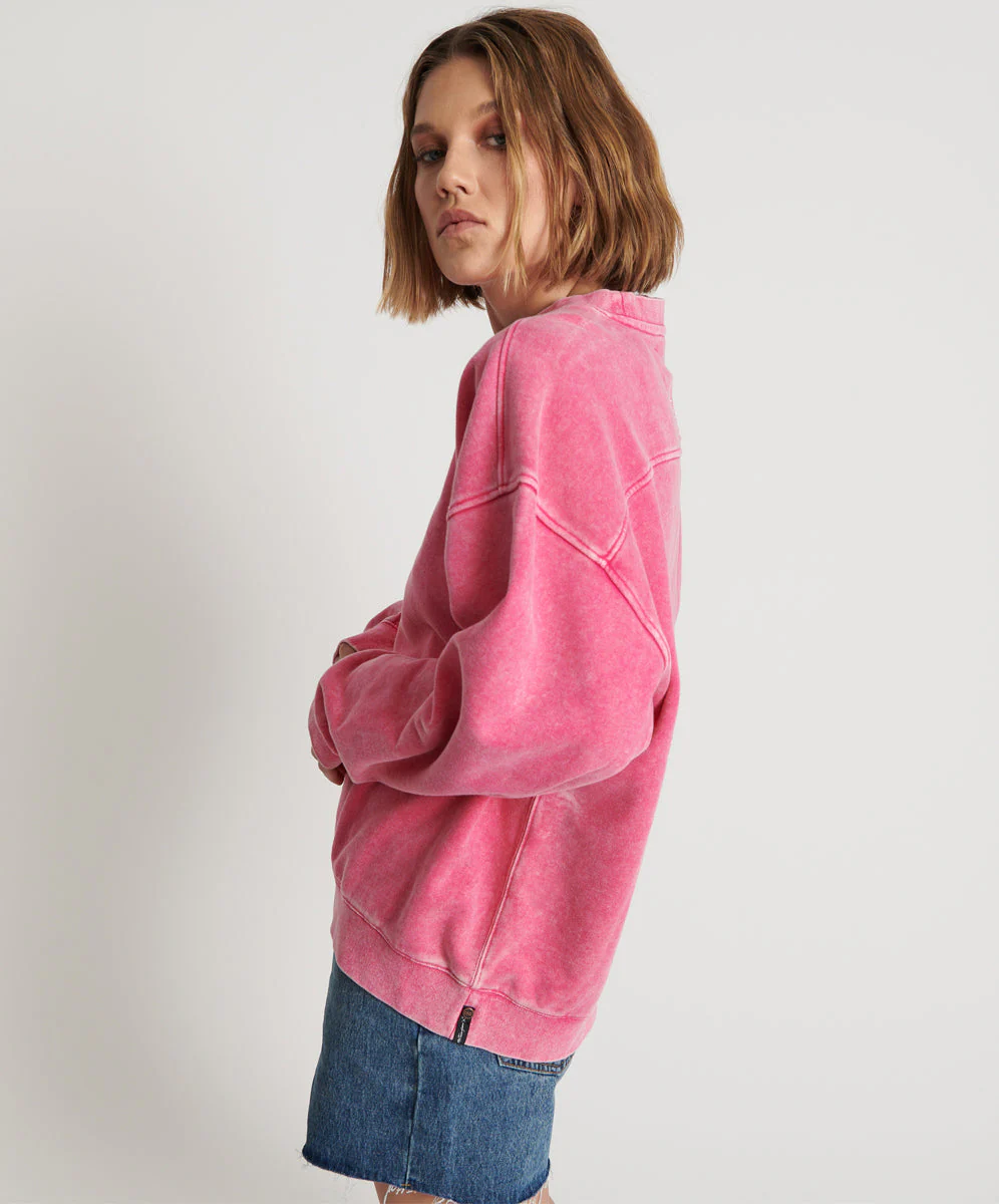 PINK BOWER BIRD RETRO SWEATER - Image 2