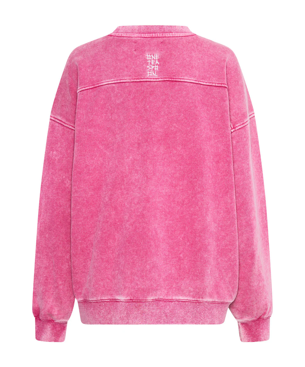 PINK BOWER BIRD RETRO SWEATER - Image 7