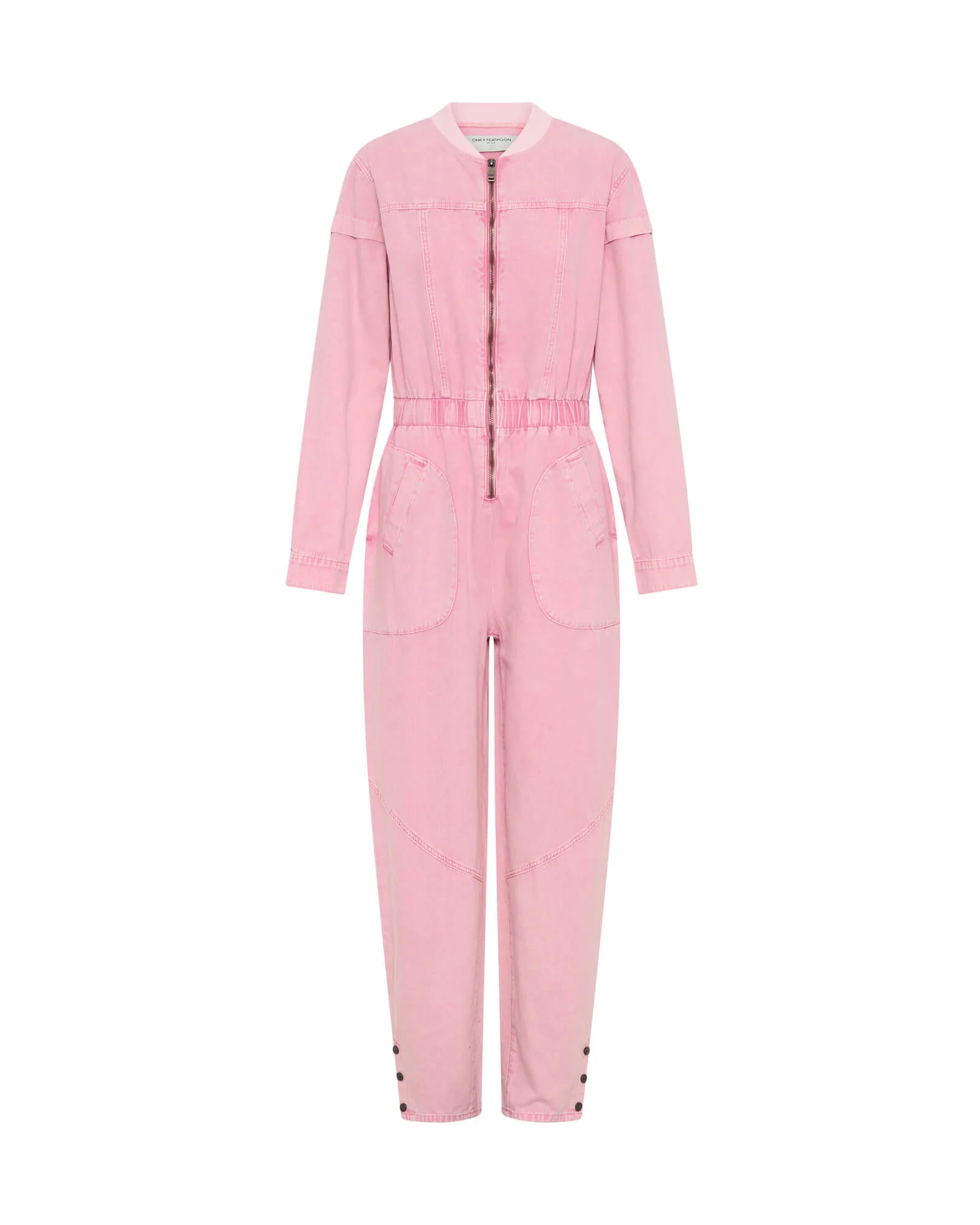 Cindy Aviator Jumpsuit - Pink - Image 6
