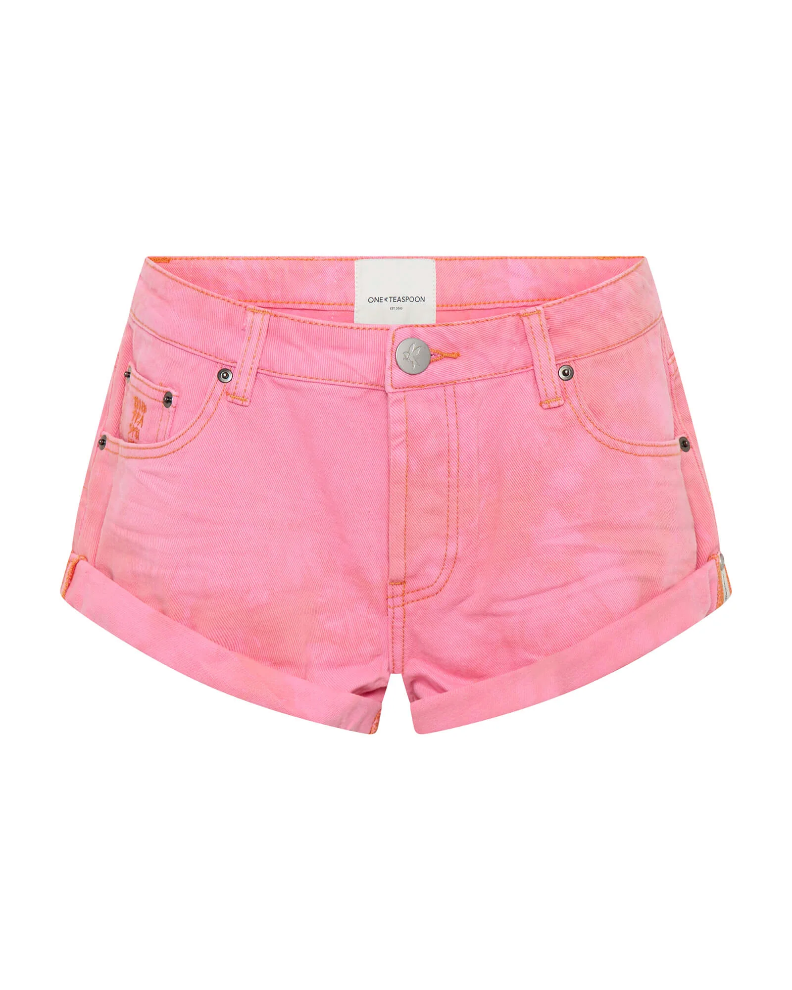 Bandits Low Waist Denim Shorts - Pink Kiss - Image 8
