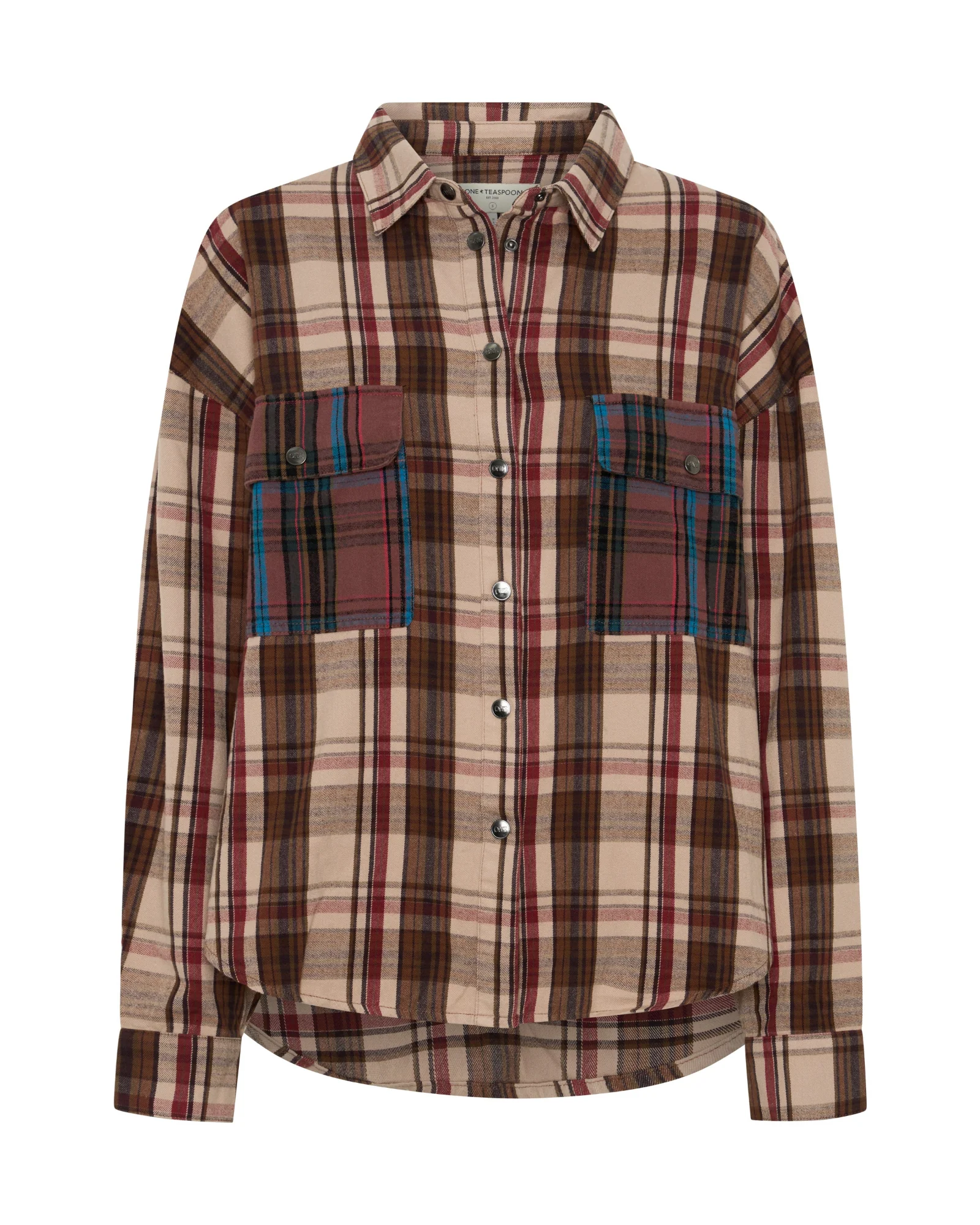 Prairie Check Daria Shirt - Sand Check - Image 11