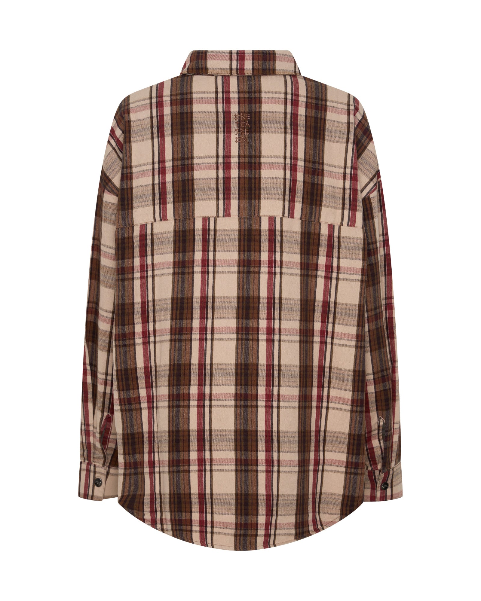 Prairie Check Daria Shirt - Sand Check - Image 12