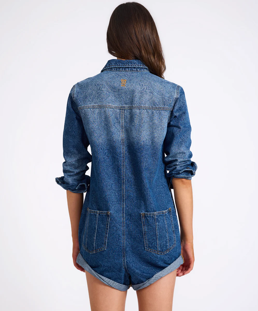Prophecy Jumpsuit - Blue Paisley - Image 6