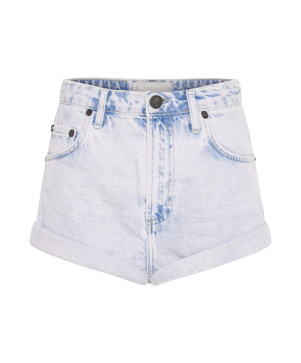 Bandits High Waist Denim Shorts - Purple Haze - Image 7