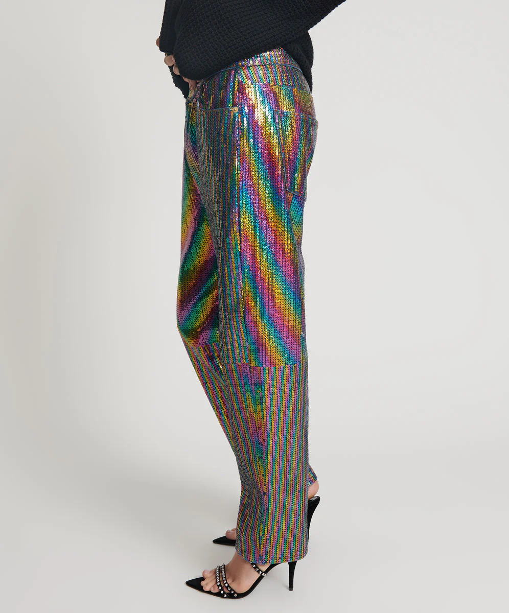 Bandits Low Waist Boyfriend Denim Jeans - Rainbow - Image 3