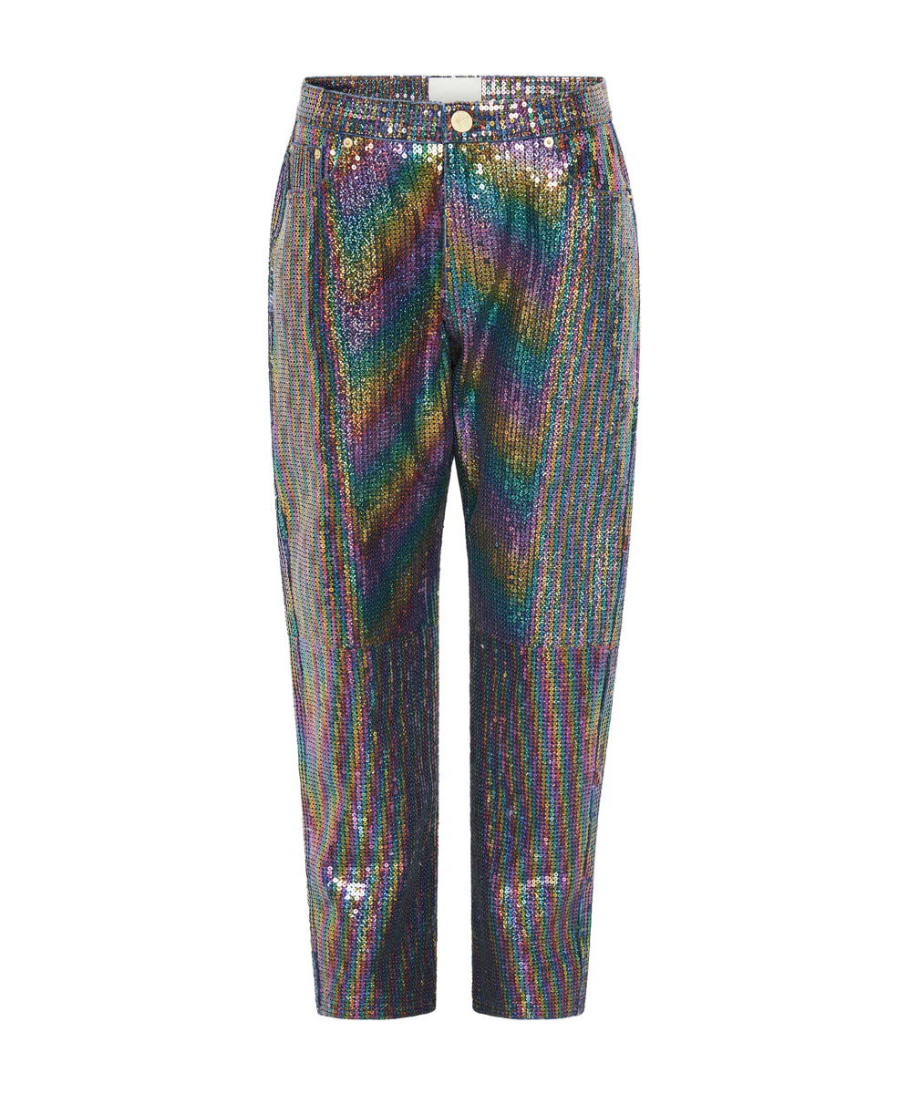 Bandits Low Waist Boyfriend Denim Jeans - Rainbow - Image 6