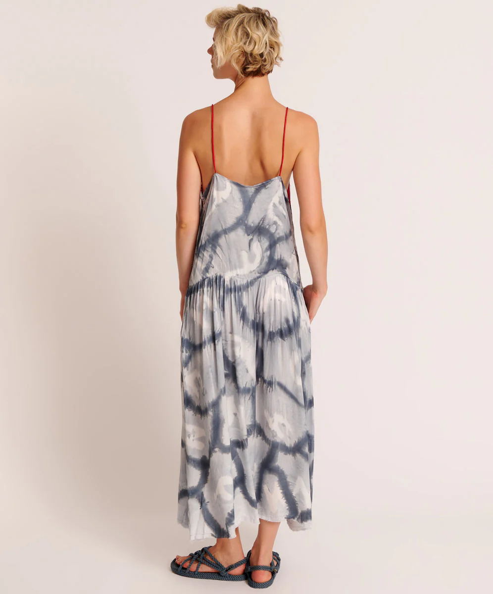 REFLECTION HAND PRINTED HIDEAWAY SLIP DRESS - Image 3