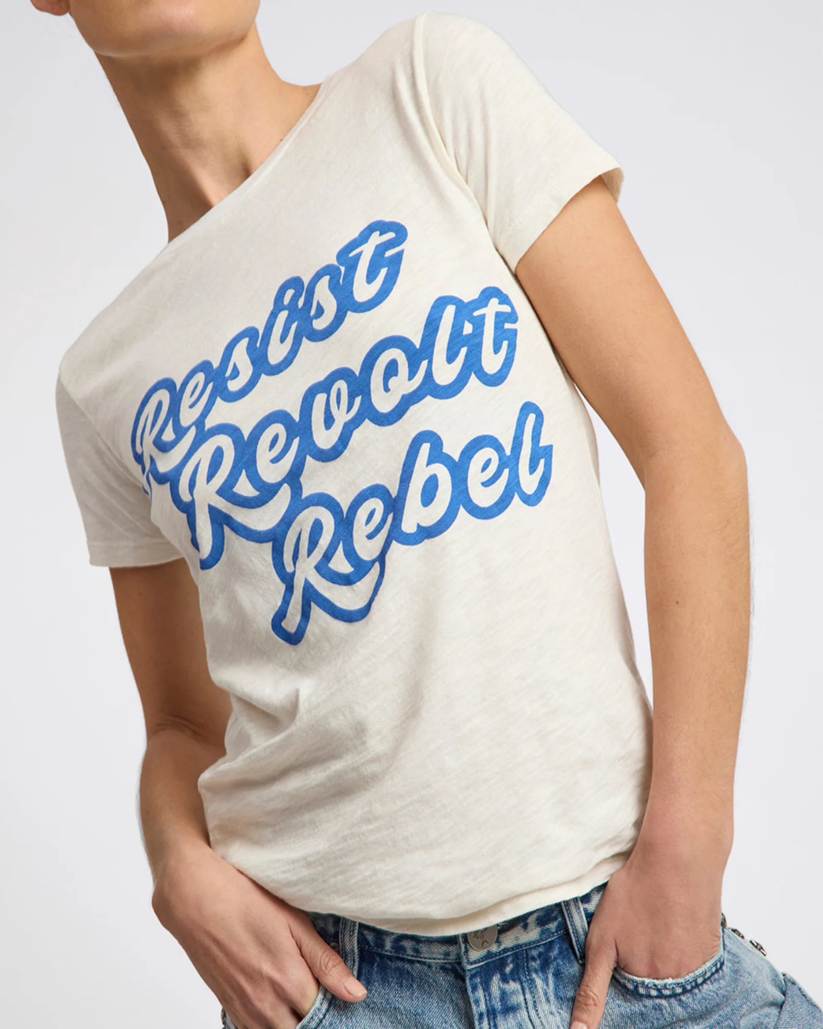25th Anniversary Resist Revolt Rebel Tee - White - Image 7