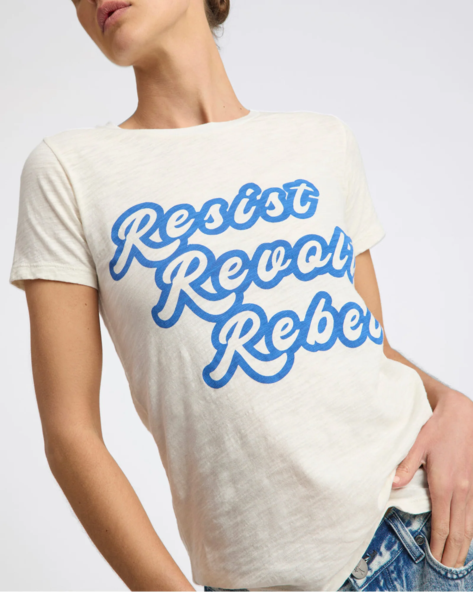 25th Anniversary Resist Revolt Rebel Tee - White - Image 8