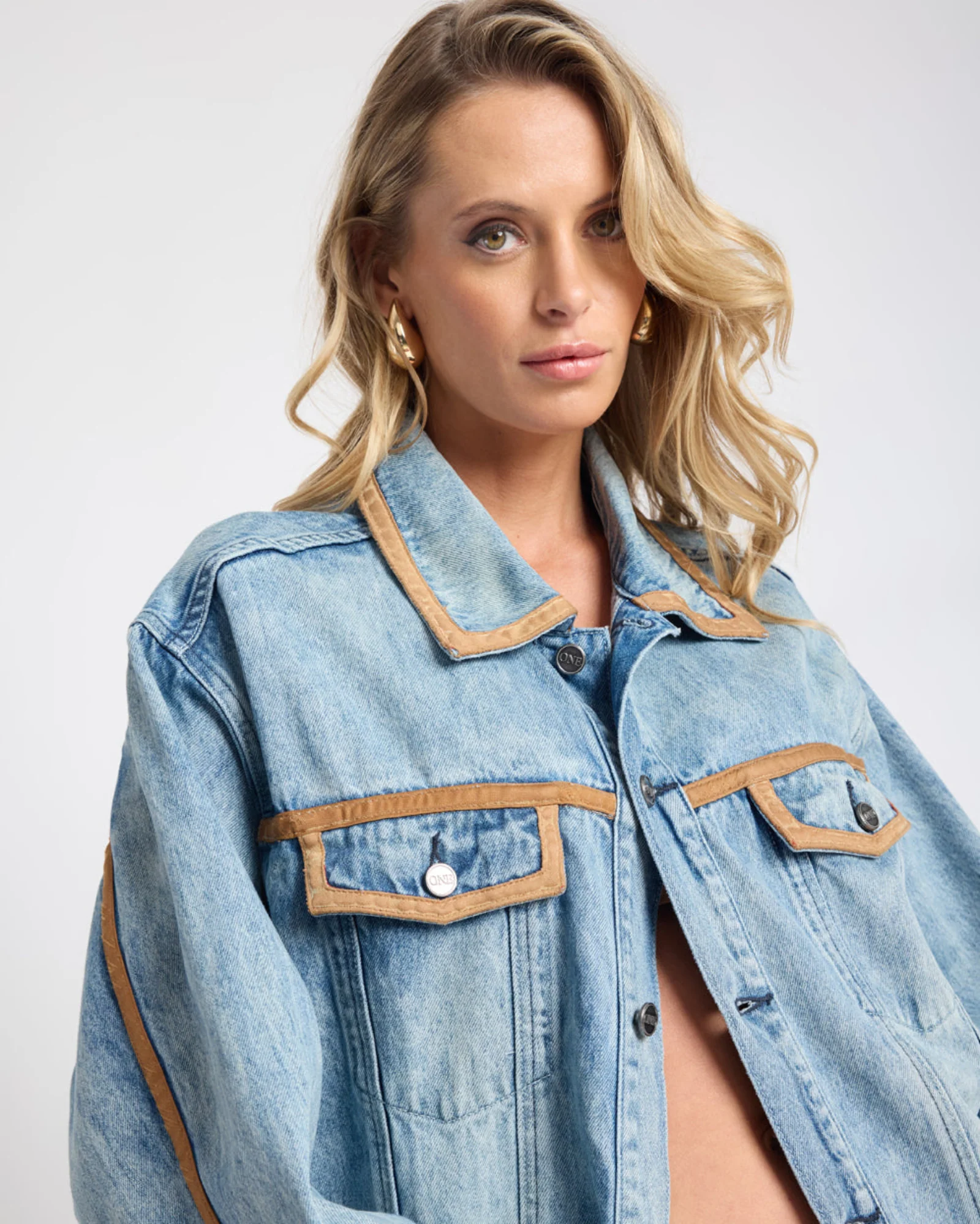 Rodeo Queen Boyfriend Denim Jacket - Salty Dog - Image 10