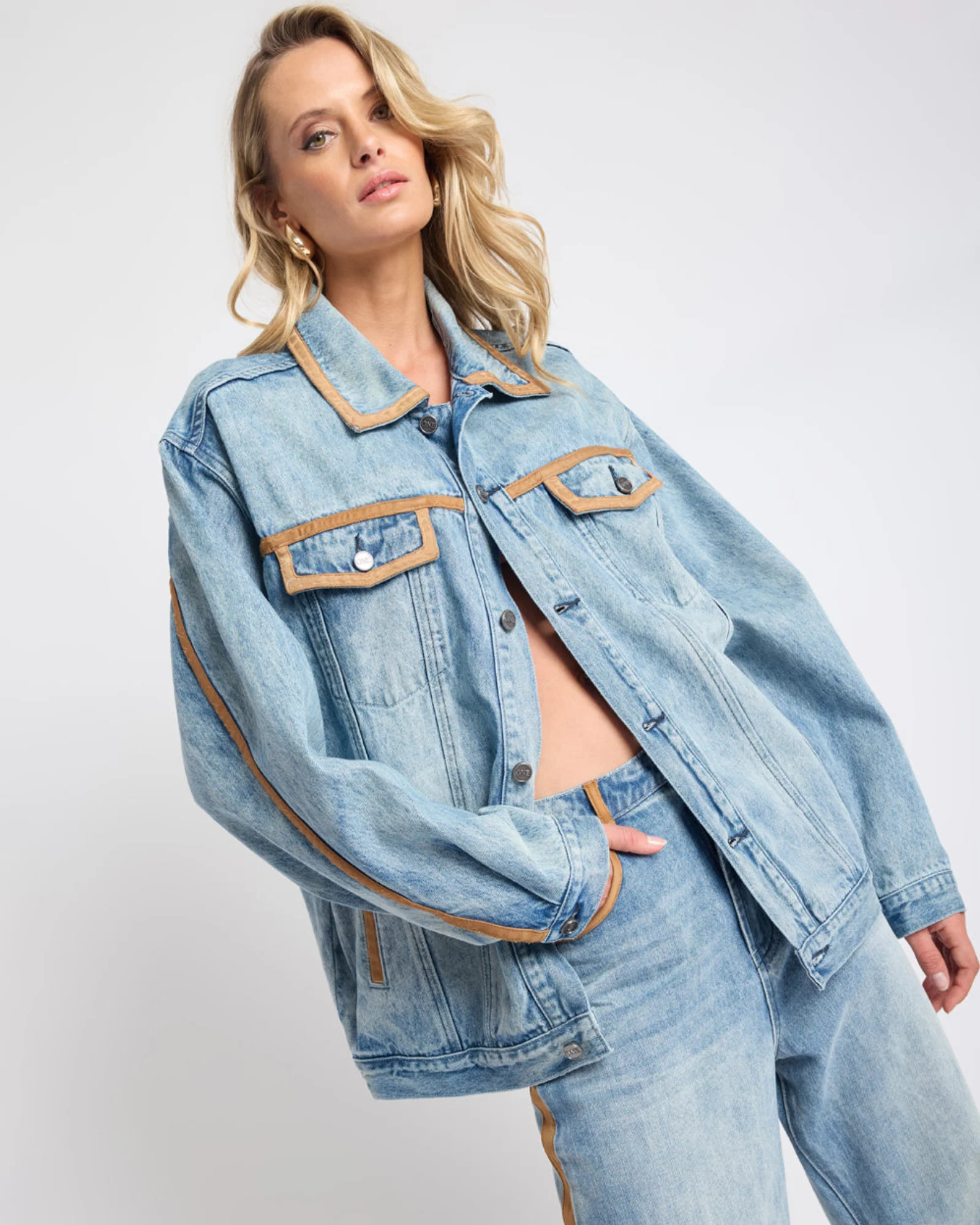 Rodeo Queen Boyfriend Denim Jacket - Salty Dog - Image 11