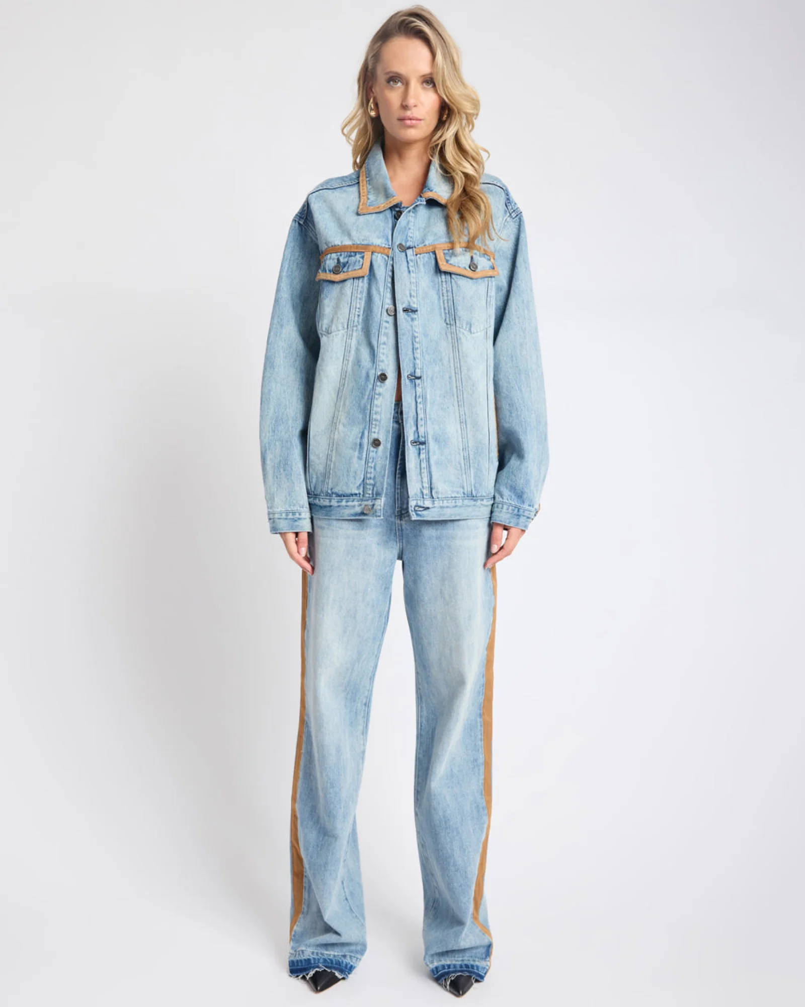 Rodeo Queen Boyfriend Denim Jacket - Salty Dog - Image 3