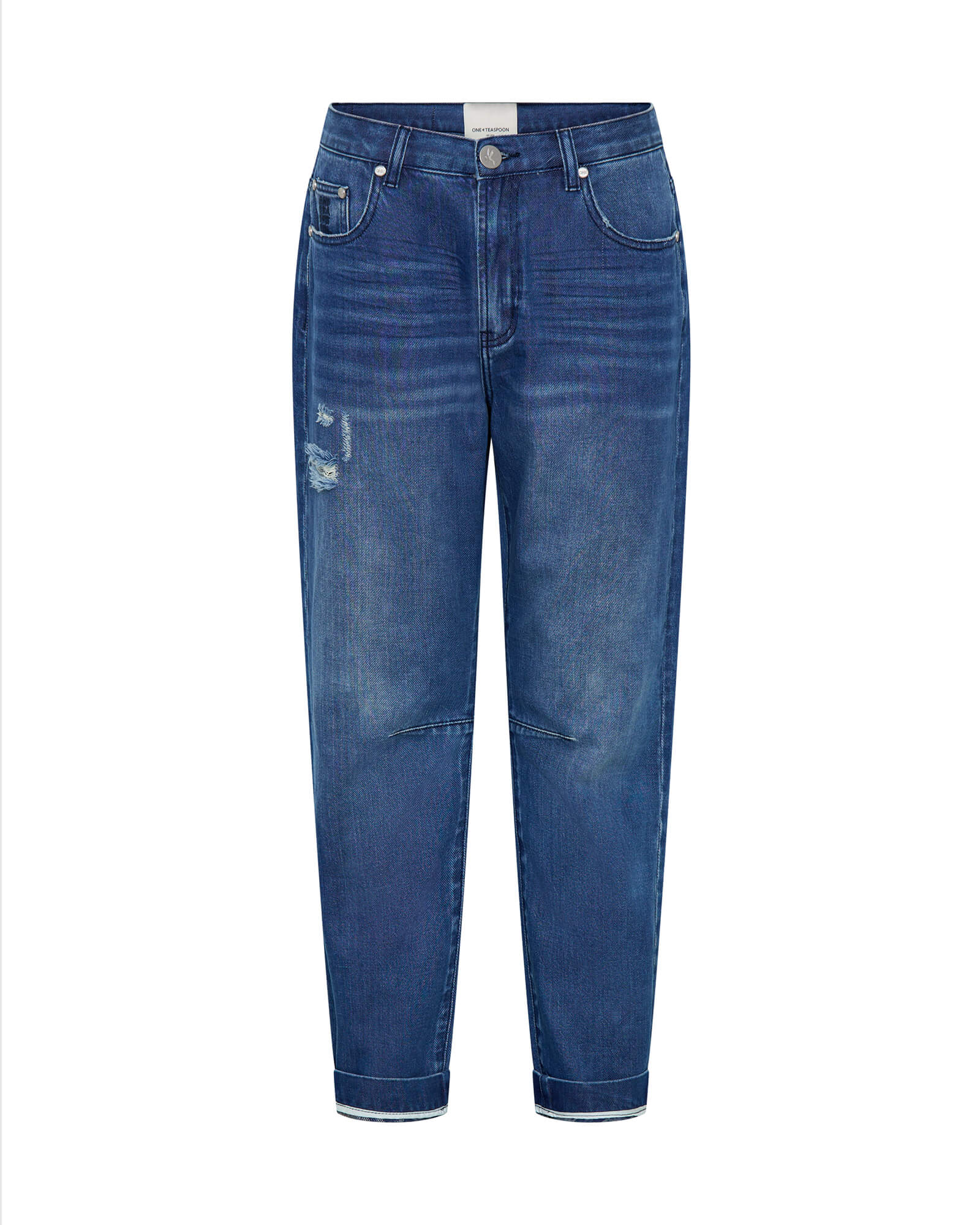 Bandits Low Waist Boyfriend Denim Jeans - Rosewood - Image 6