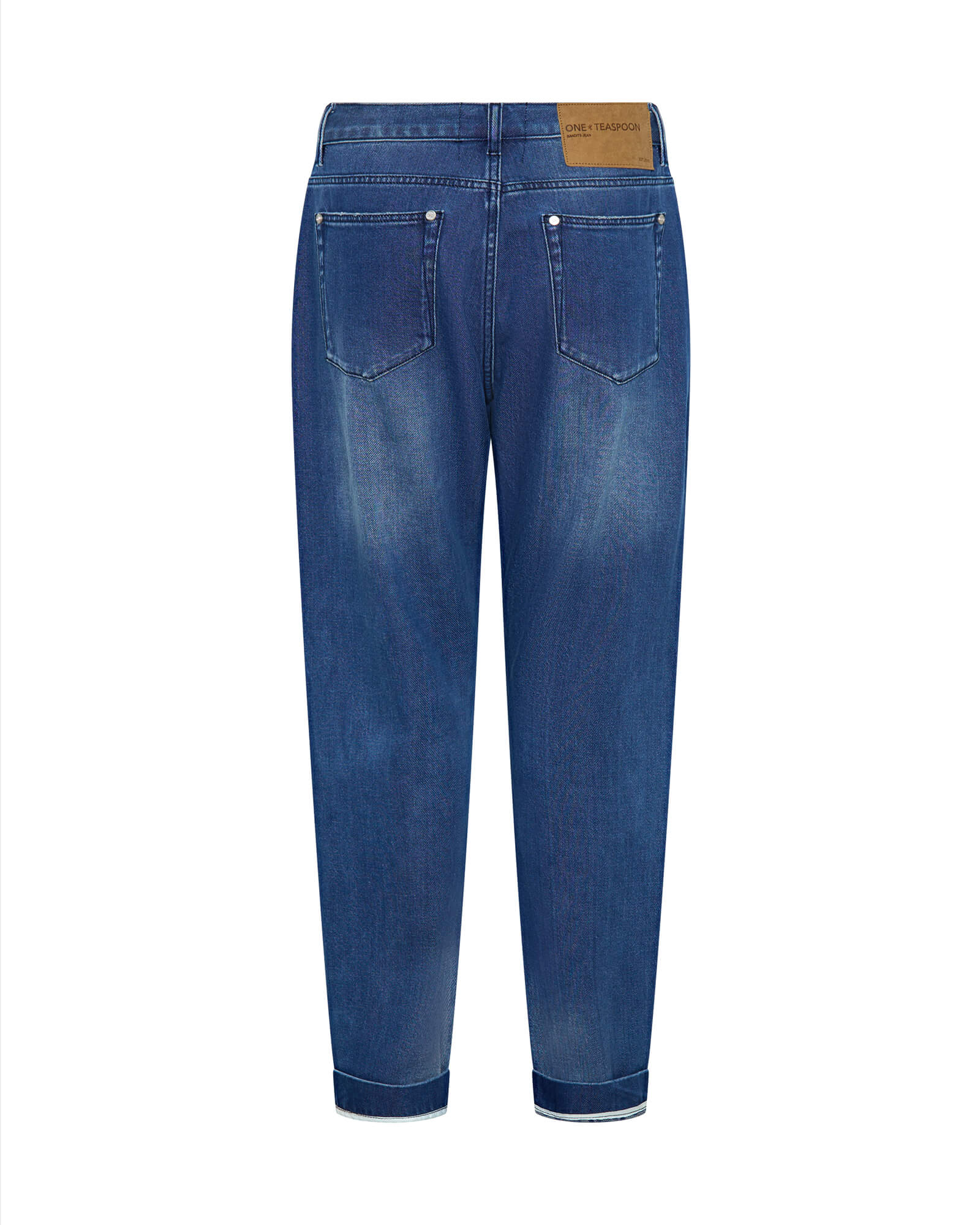 Bandits Low Waist Boyfriend Denim Jeans - Rosewood - Image 7