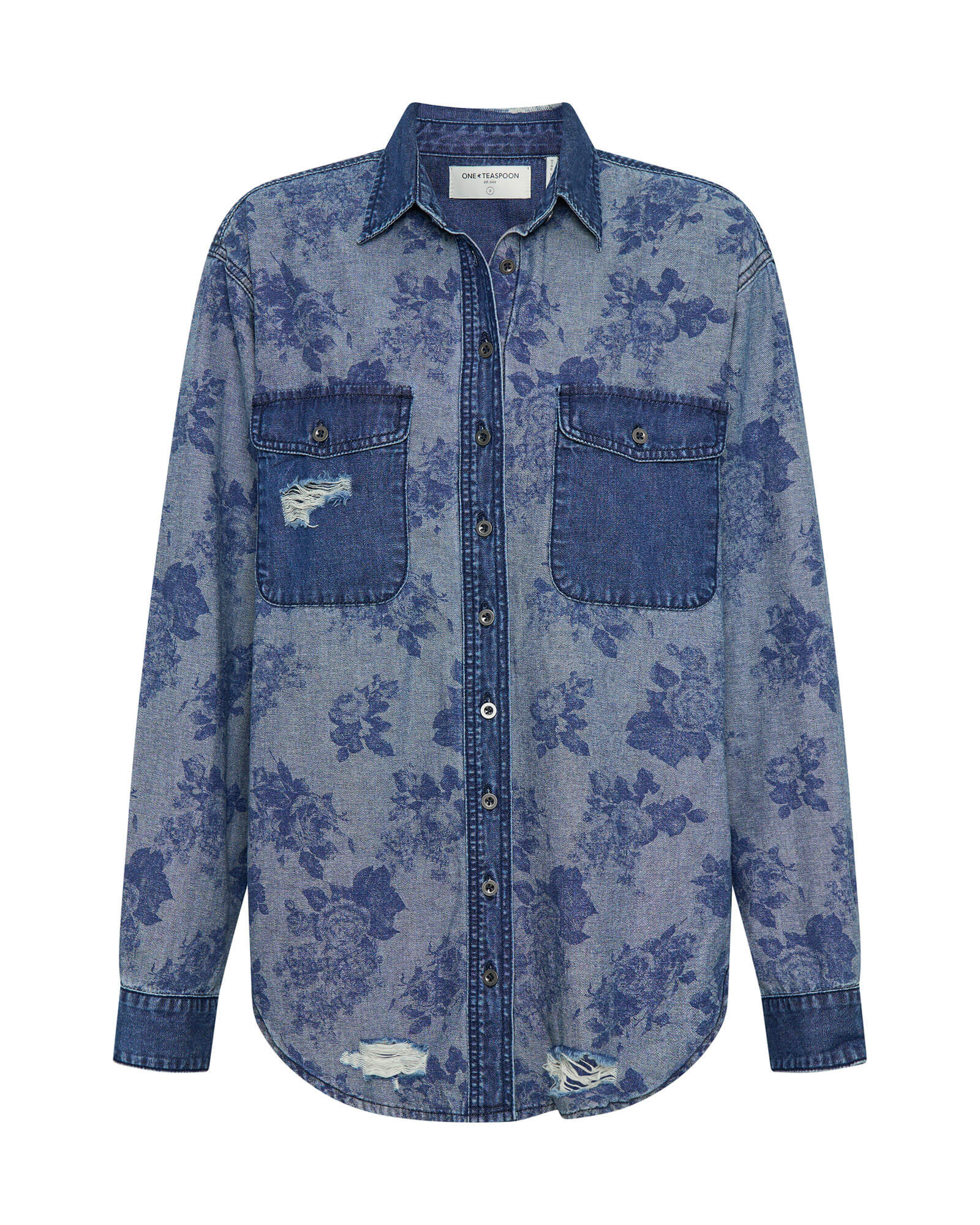 Everyday Denim Shirt - Rosewood - Image 6