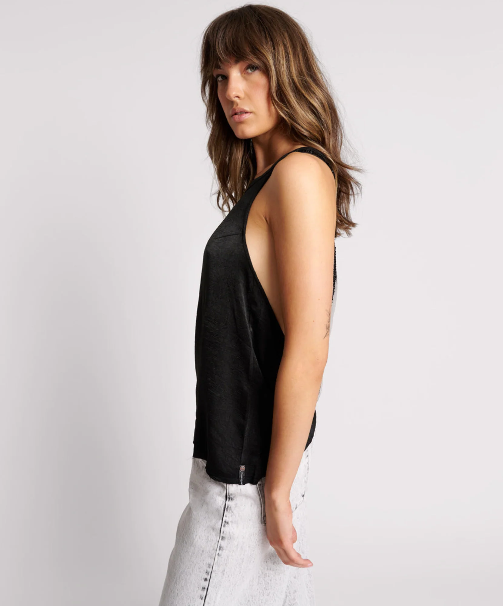 Roxie Embellished Backless Top - Black - Image 2