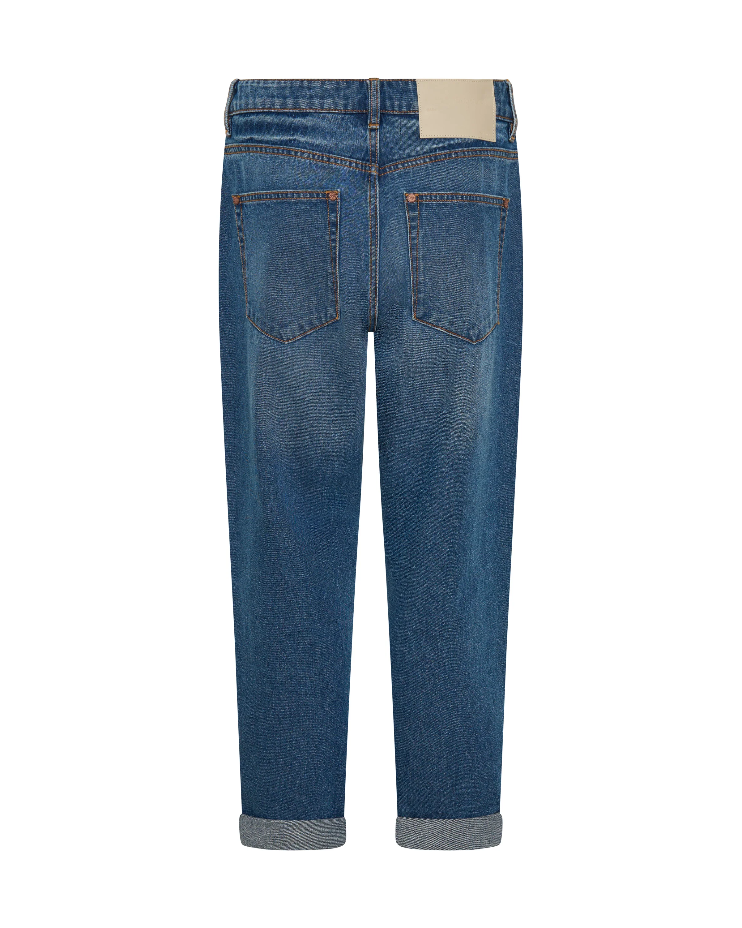 Saints Low Waist Boyfriend Denim Jeans - Image 10