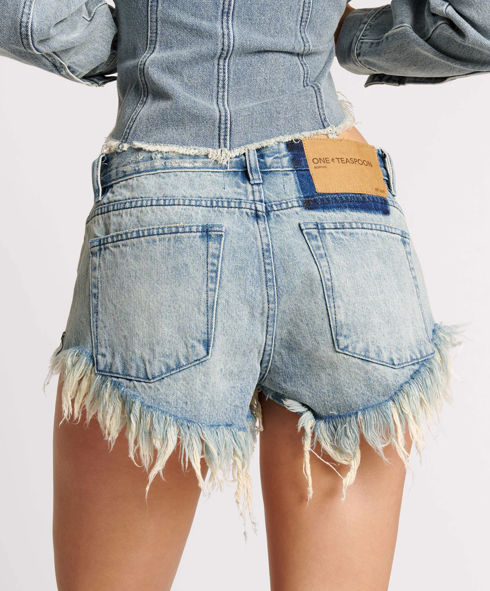 SALTY DOG BONITAS LOW WAIST DENIM SHORT - Image 5
