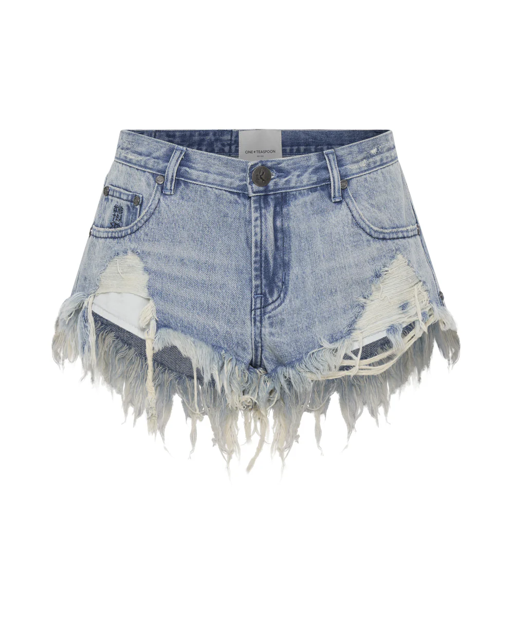 SALTY DOG BONITAS LOW WAIST DENIM SHORT - Image 8