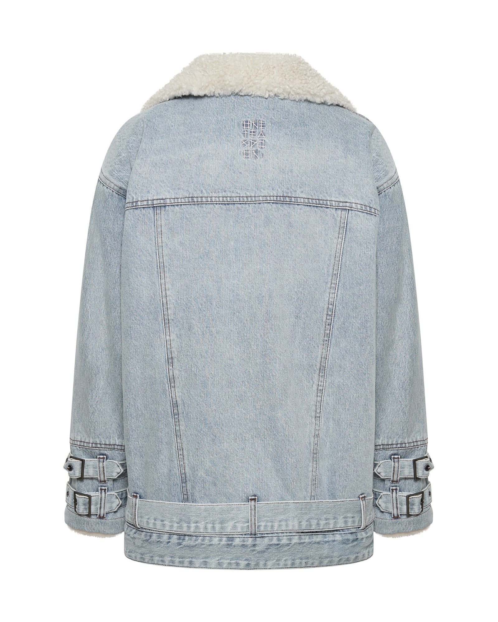 Aviator Denim Jacket - Salty Dog Blue - Image 7