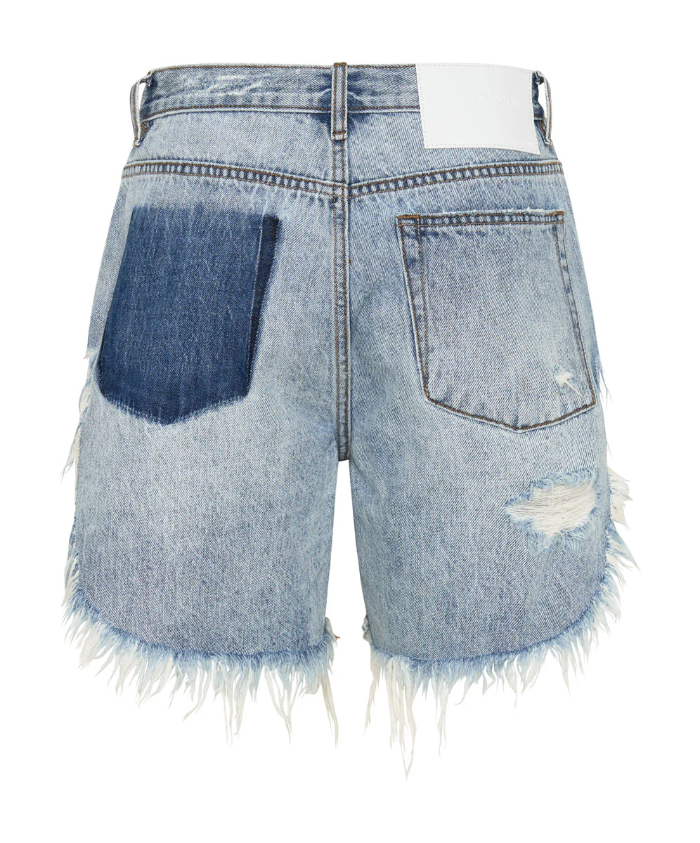 SALTY DOG FRANKIES LONG LENGTH DENIM SHORTS - Image 7