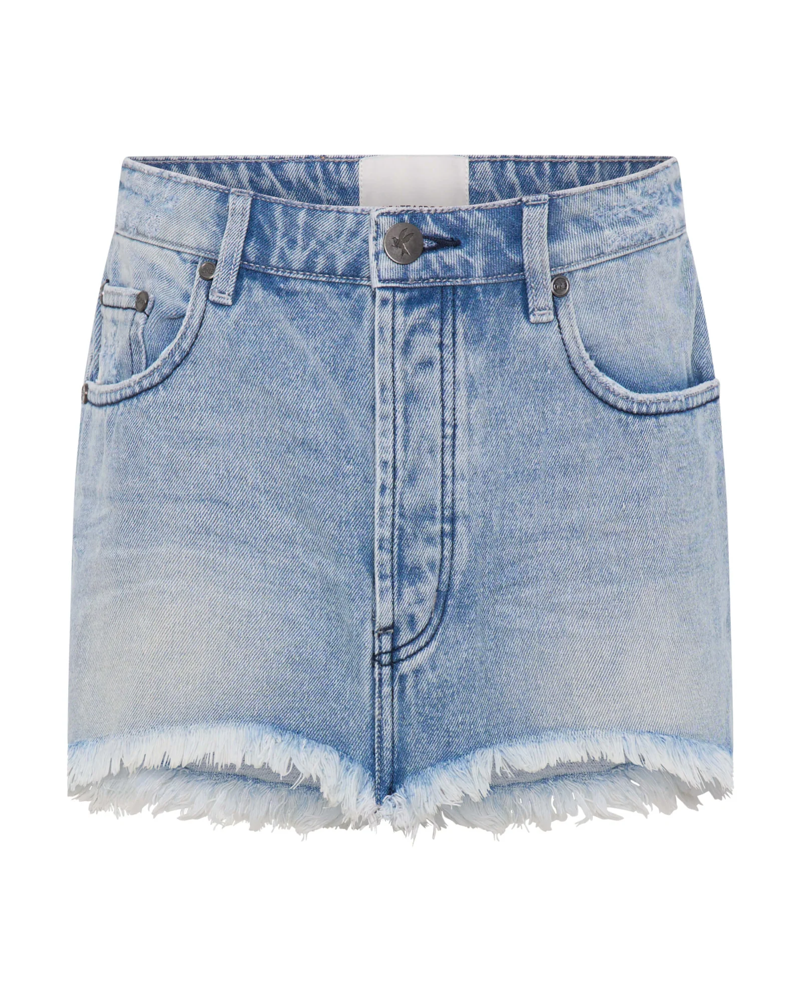 Junkyard Low Waist Denim Mini Skirt - Salty Dog Blue - Image 8