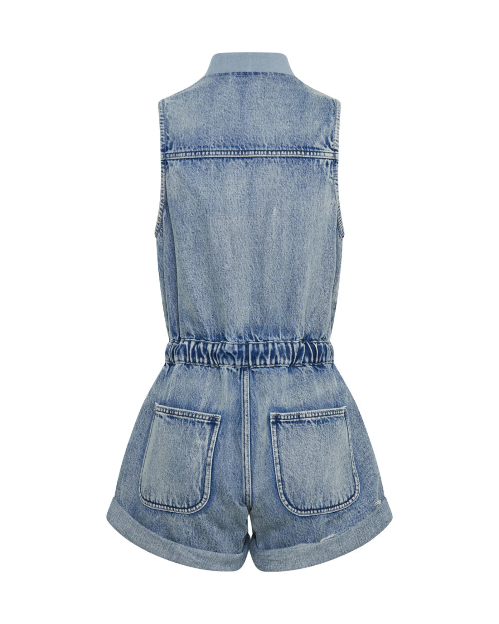Lilly Sporty Denim Jumpsuit - Salty Dog - Image 7