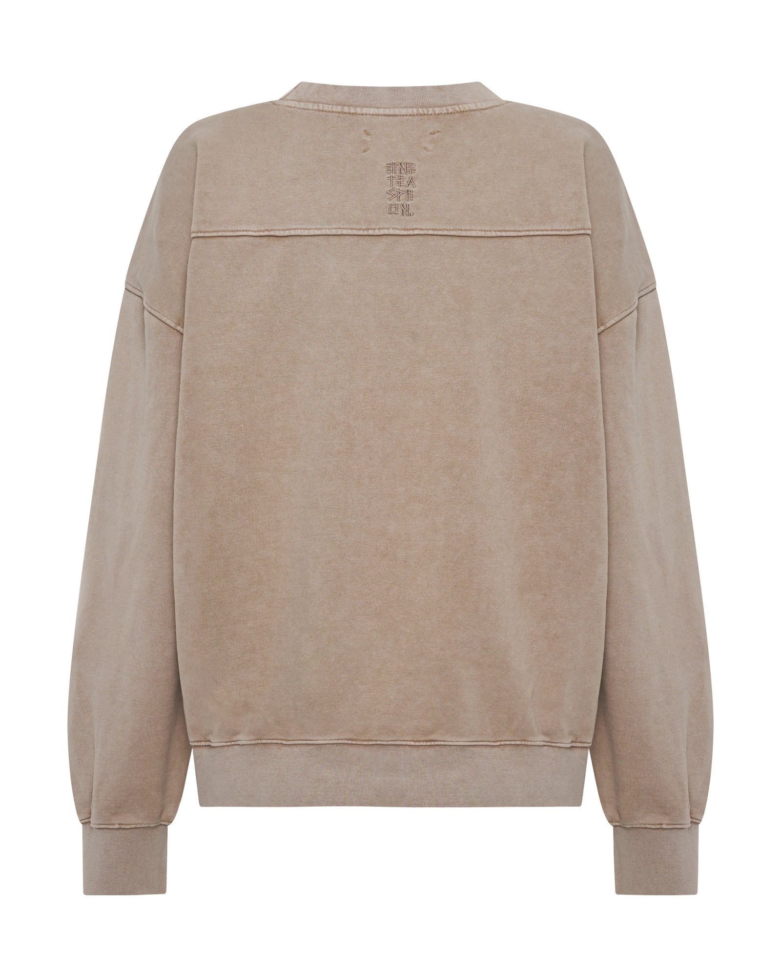 Bower Bird Retro Crew Sweater - Sand - Image 7