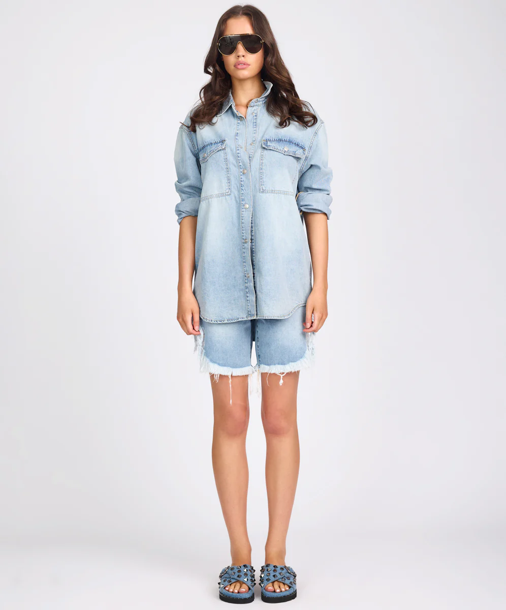 Essential Denim Shirt - Santa Cruz Blue - Image 3