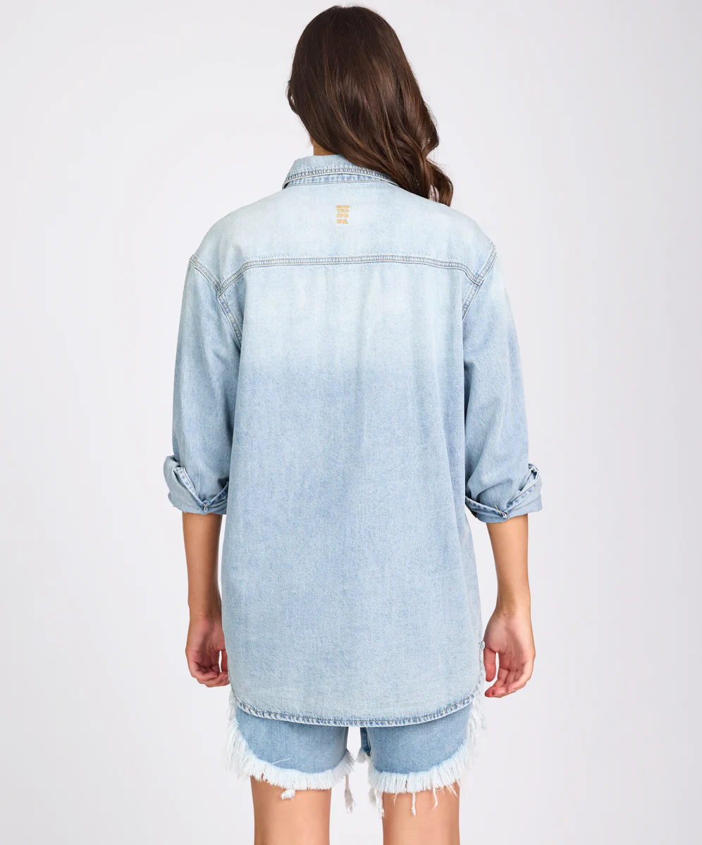Essential Denim Shirt - Santa Cruz Blue - Image 7