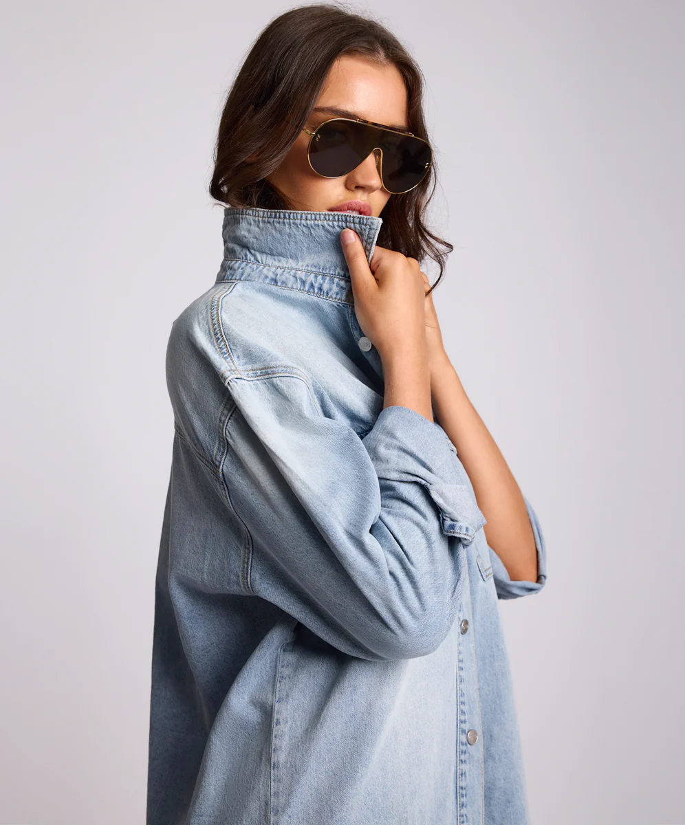 Essential Denim Shirt - Santa Cruz Blue - Image 8