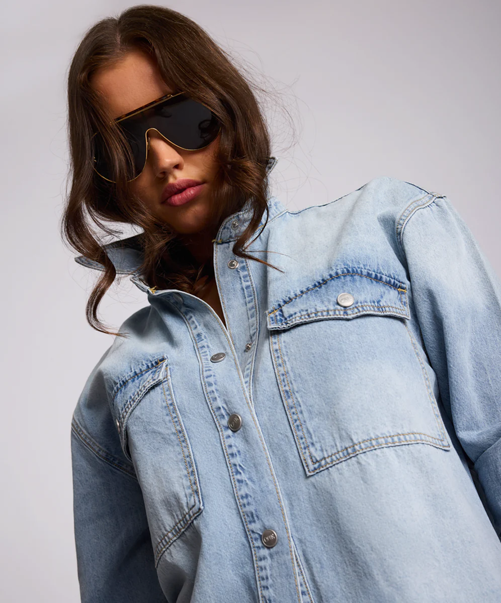 Essential Denim Shirt - Santa Cruz Blue - Image 9