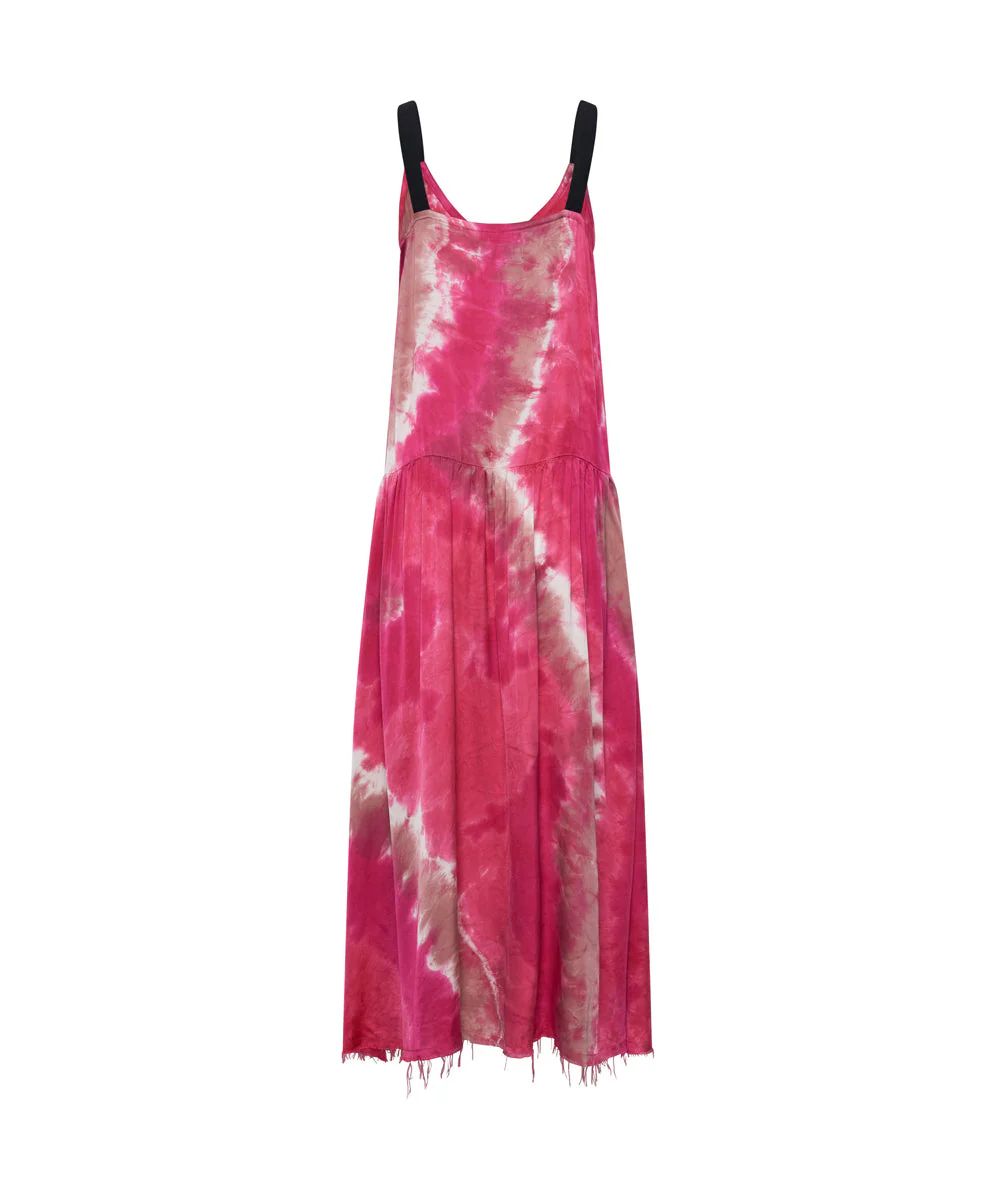 SATIN SOLAR FLARE RUNWAY CAMI DRESS - Image 7