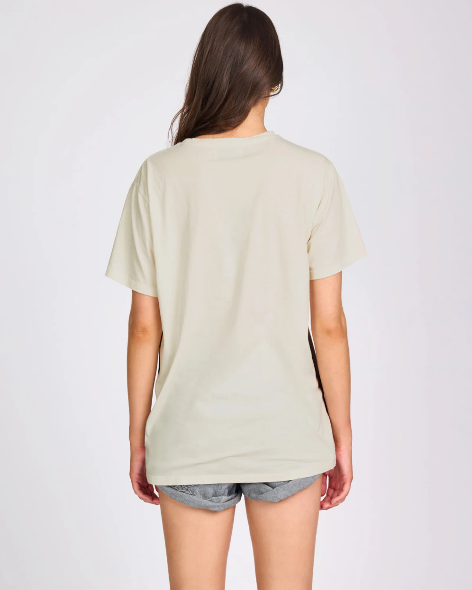 Shadow Star Boyfriend Tee - Cream - Image 5