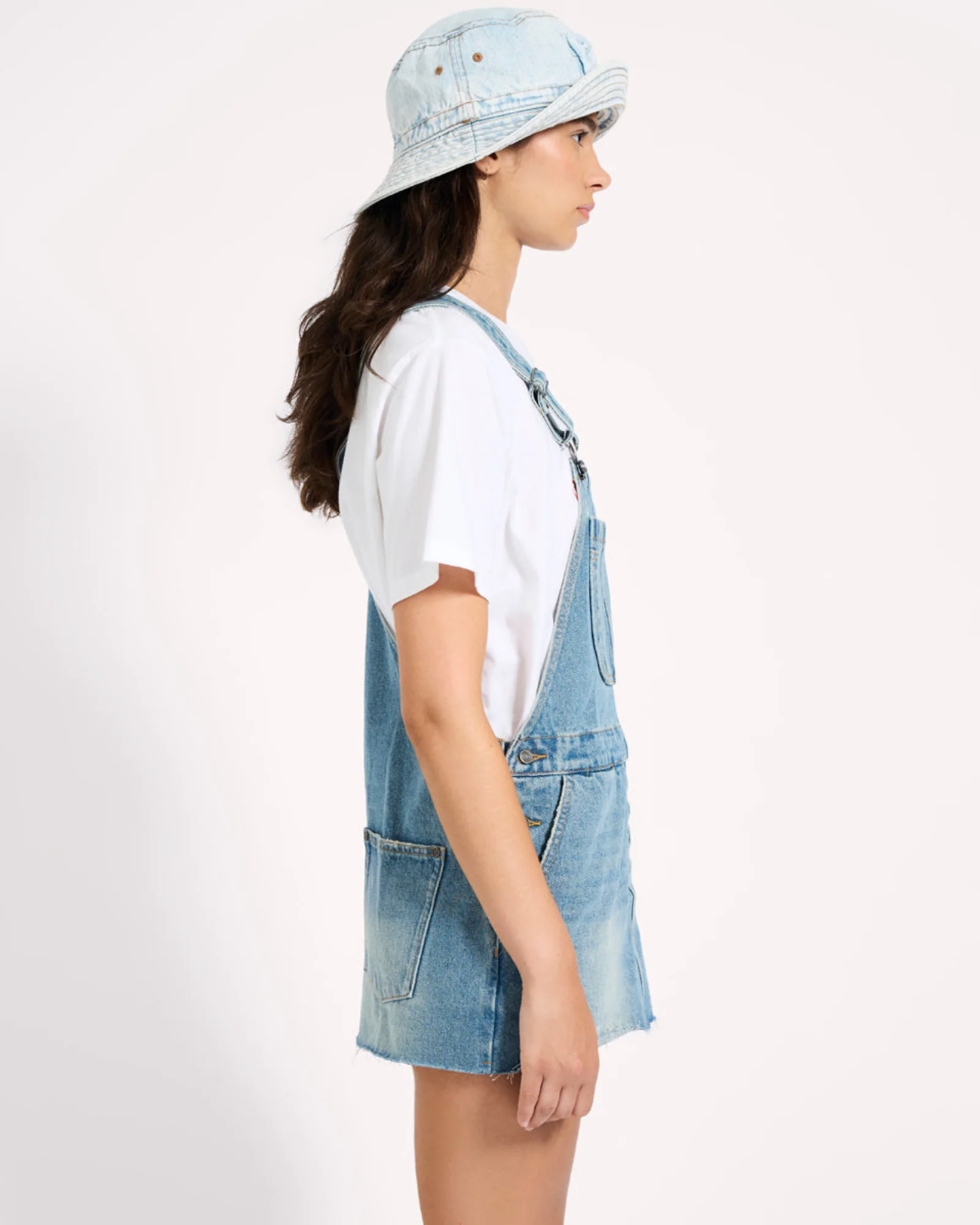 Sloan Mini Pini Denim Dress - Bolt Blue - Image 6