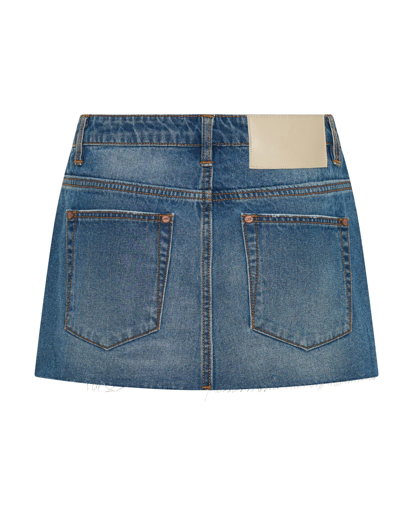 Sloane Low Waist Denim Mini Skirt - Image 13