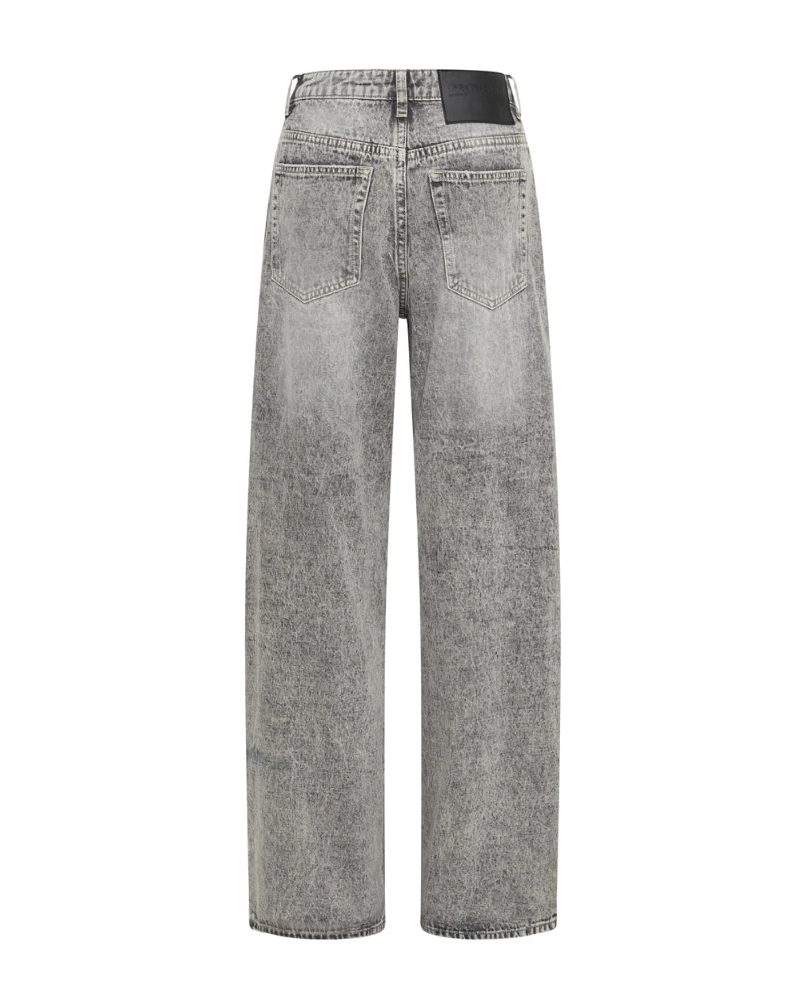 Jackson Mid Waist Wide Leg Denim Jeans - Smoke - Image 7