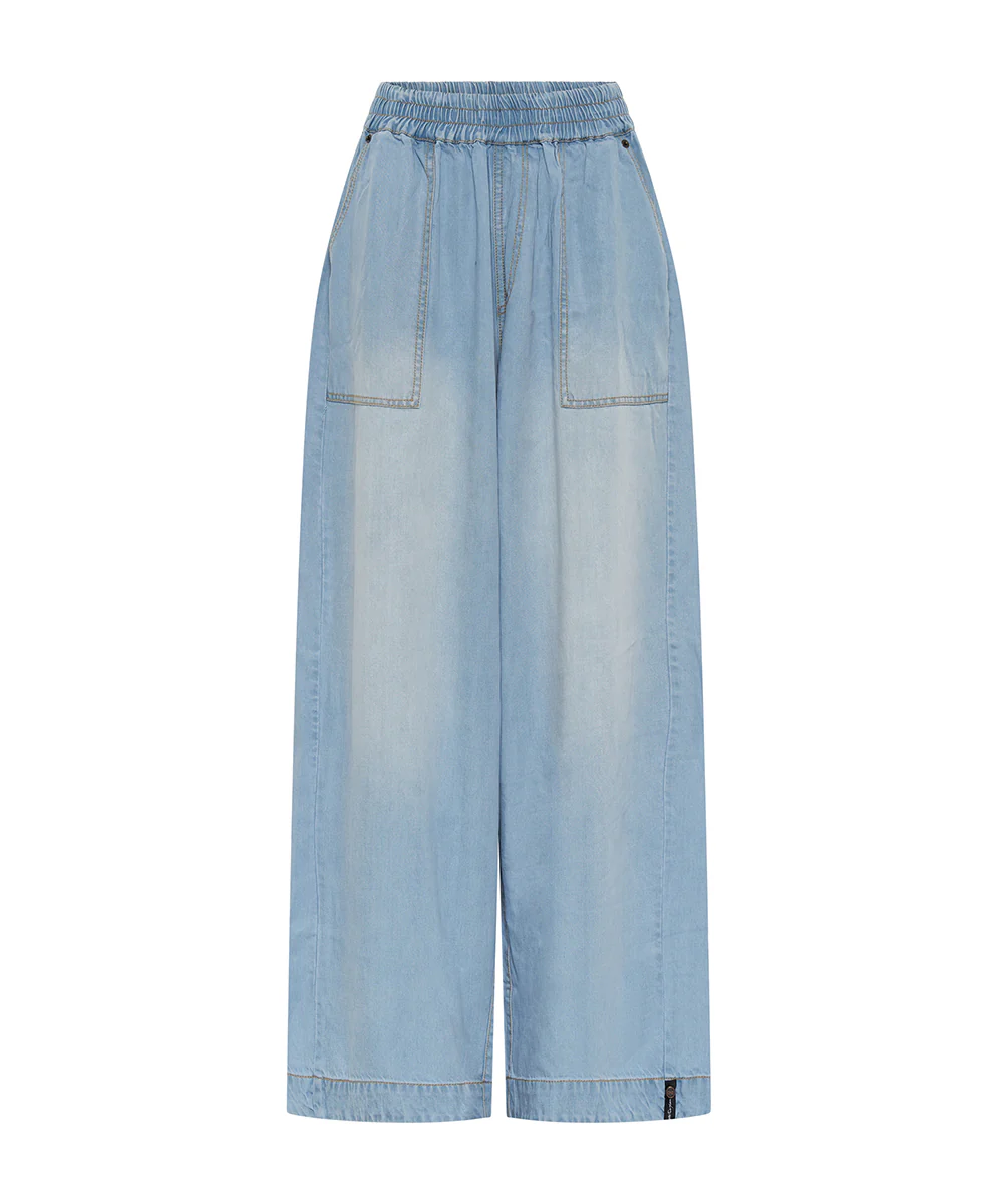 Tencel Parachute Pants - Soft Blue - Image 6