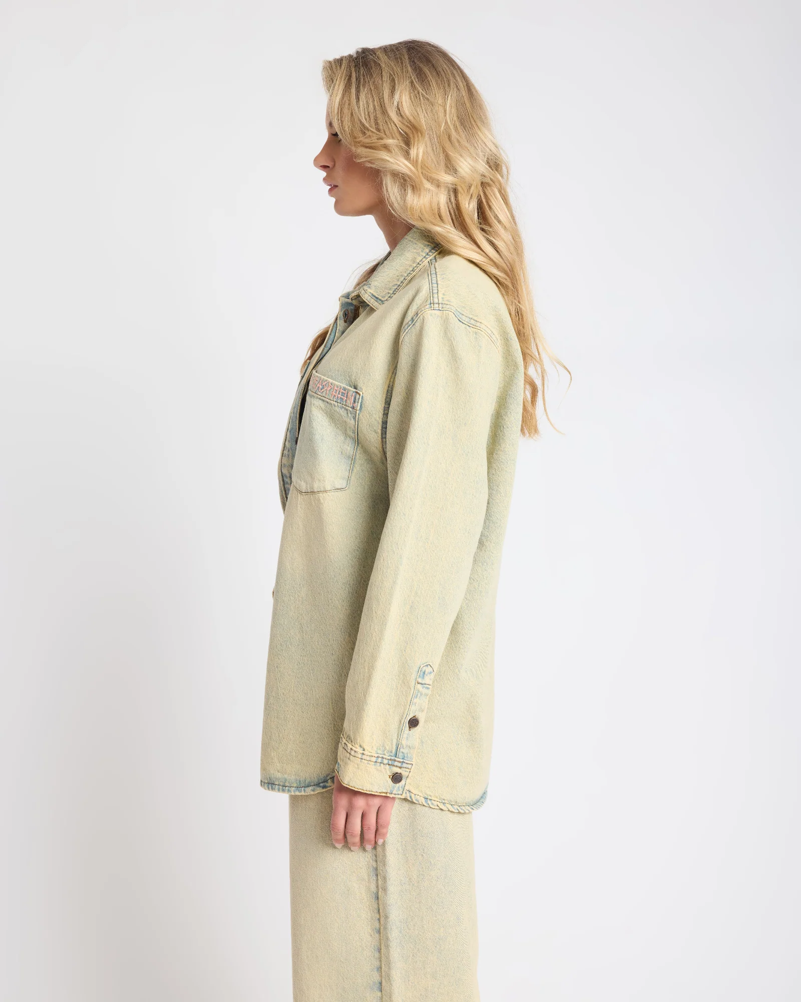 Spirit Drifter Shacket - Blue Sand - Image 4