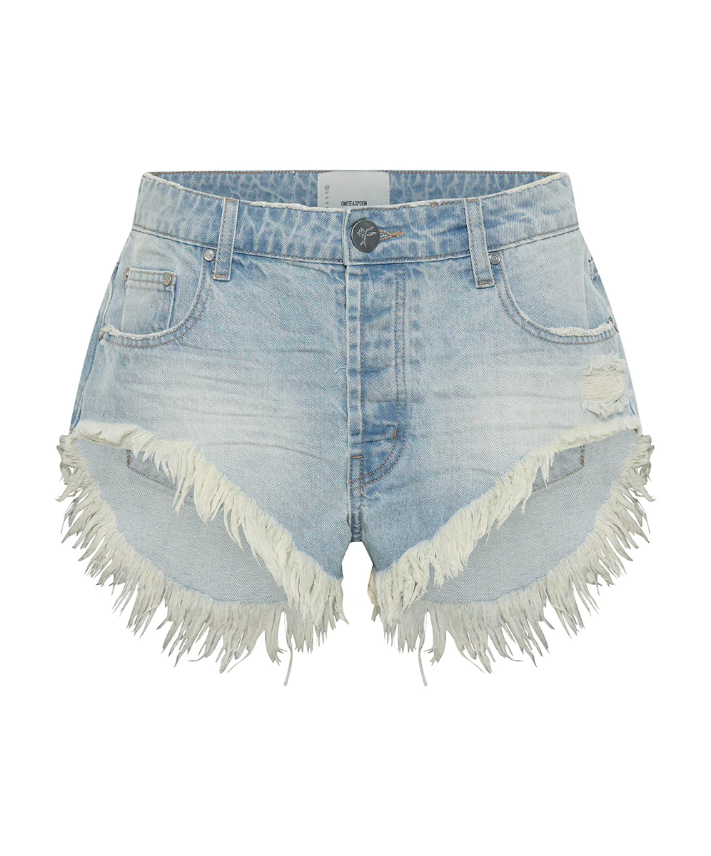 Rollers Low Waist Denim Shorts - Sportster Blue - Image 8