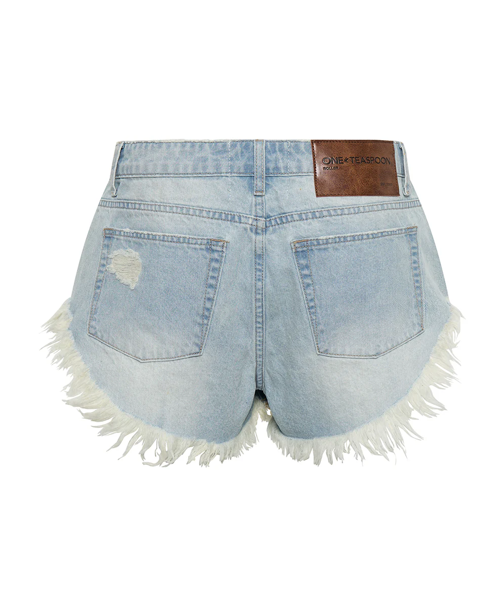 Rollers Low Waist Denim Shorts - Sportster Blue - Image 9